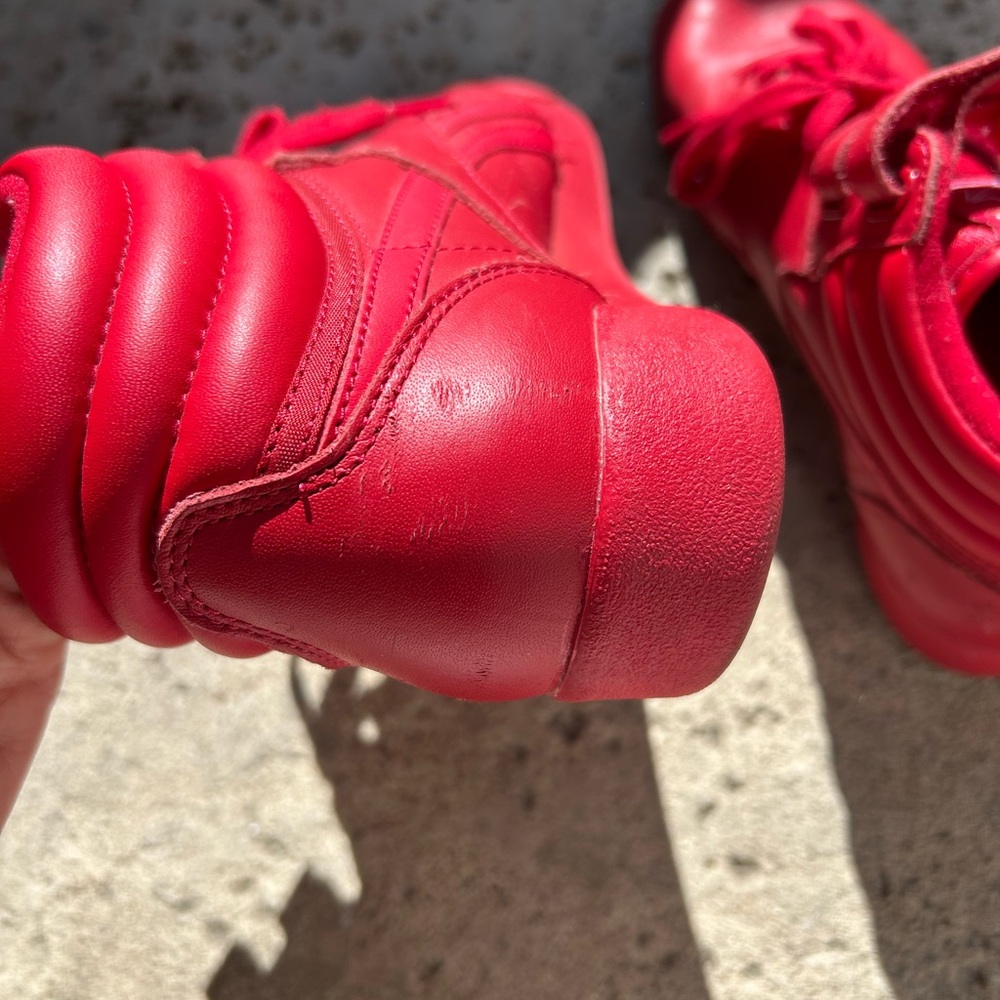Reebok Freestyle Hi Vibrant Red Sneakers ❤️💋 - Picture 4 of 12